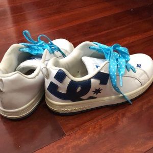 DC white sneakers